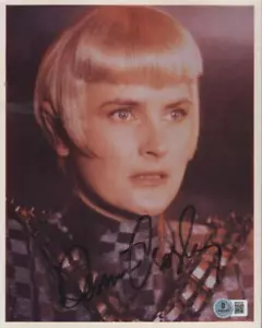 FOTO 8X10 AUTOGRAFIADA FIRMADA POR DENISE CROSBY STAR TREK BECKETT AUTÉNTICA - Imagen 1 de 1