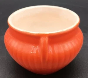 Azúcar vintage ~ naranja, años 30 Red Wing Gypsy Trail patrón caña - Imagen 1 de 6