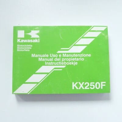 Kawasaki KX 250 F 2011 Bedienungsanleitung Manual Italien Spanien Niederlande - Bild 1 von 4