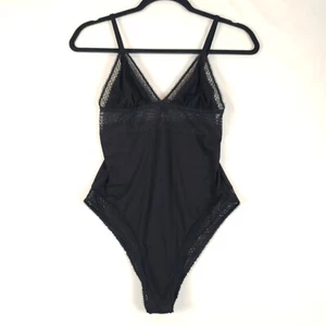 Peluche Victoria Secret para mujer mediano de encaje negro correas ajustables poliamida suave - Imagen 1 de 13