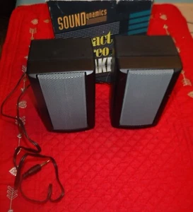 Sound dynamics stereo speakers. 2 pcs set in Box Vintage - Picture 1 of 3