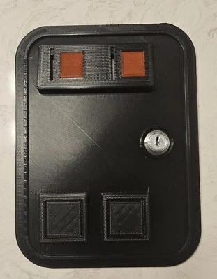 Faux Arcade Coin Door for Mame/Arcade/Arcade1up
