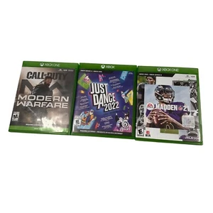 Xbox One Call Of Duty: Modern Warfare Just Dance 2022 & Madden NFL 21 Bundle b - Picture 1 of 12
