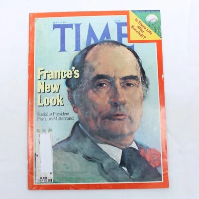 TIME Magazine June 29, 1981 France’s New Look President Mitterrand - Image 1 of 3