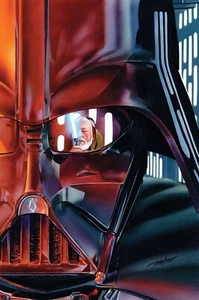 STAR WARS #1 (1977) MIKE MAYHEW FACSIMILE VIRGIN VARIANT B DARTH VADER VS KENOBI - Picture 1 of 1