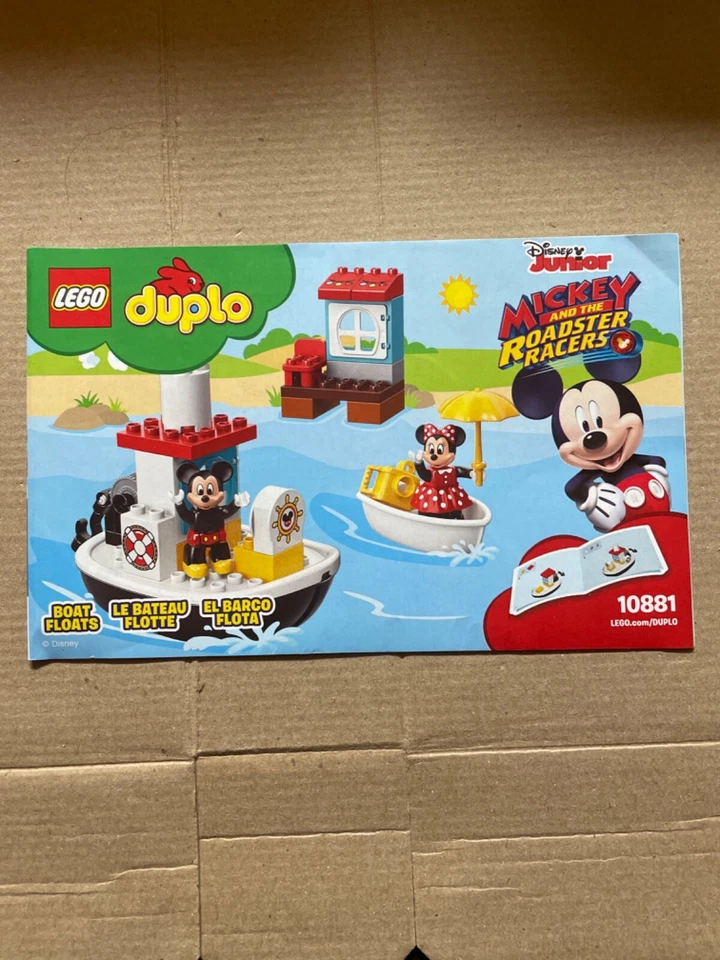 New Lego Instruction Manual ONLY Mickey and the Roadster Racers from set 10881 - Image 1 of 1
