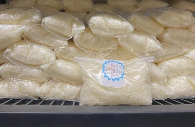 Pellets de cera de abejas blanca, 100 % pura orgánica natural Foto 1 de 4