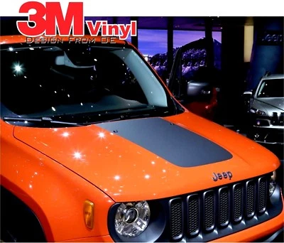 Capó a rayas para: Jeep Renegade Trailhawk 2015-2019 vinilo calcomanía gráfica 3M Foto 1 de 4