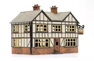 Ferrovia OO -Dapol Country Inn o Pub calibro 00 scala 1:75 plastica - Foto 1 di 1
