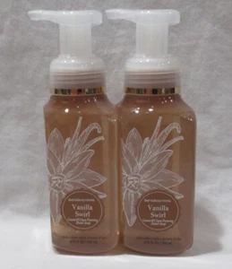 Bath & Body Works Gentle & Clean Foaming Hand Soap Lot Set of 2 VANILLA SWIRL - Picture 1 of 4