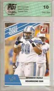 Ndamukong Suh 2010 Donruss Rated Rookie Card PGI 10
