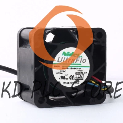 New NIDEC 4028 0.73A W40S12BS4A5-57 40*40*28MM 12V 4 wire server chassis fan - Image 1 of 4