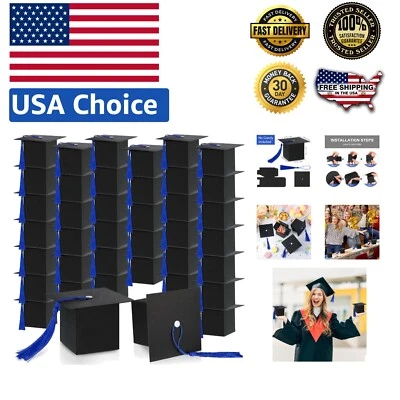 100 Cajas de Caramelos Fiesta de Graduación - Centros de Mesa con Borlas para Clase de 2025 Foto 1 de 4