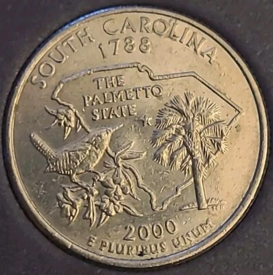 2000 P. S CAROLINA QUARTER DOLLAR  - Image 1 of 2