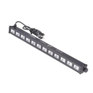 ETEC LED UV BAR 12 Schwarzlicht Leiste 12x3W Wall Washer Party Disco DJ Effekt - Bild 1 von 5