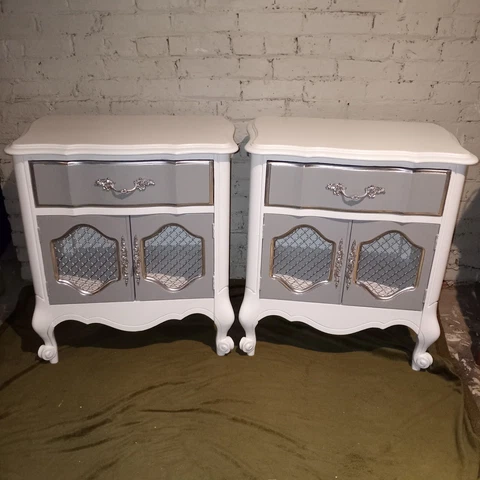Vintage  French Provincial Nightstands, For Sale Seperately. Read Details Cover