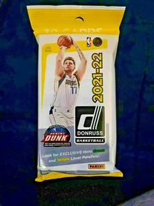 2021-2022 Donruss NBA Basketball Factory Sealed Retail Fat Value Cello Pack  - Picture 1 of 1