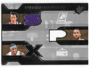 2007-08 SPx Winning Materials Triples #NIP Steve Nash Tony Parker Allen Iverson - Picture 1 of 2