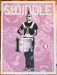 Shepard Fairey Signed AUTOGRAPHED 18x24 2005 Swindle 4 Screen Print ARTIST PROOF - Picture 1 of 3