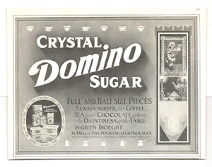 1913 DOMINO SUGAR antique PRINT AD baking coffee cup teapot dessert - Picture 1 of 1