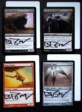 SIGNED MTG Artist Proof _ Brom _ Tenth 10X _ LORD, HORROR, MOGG, PLATINUM ANGEL