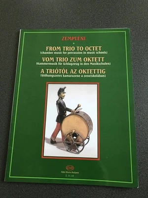 ♪♪Percussion sheet music Zempleni-From Trio to Octet Chamber music for - Image 1 of 4
