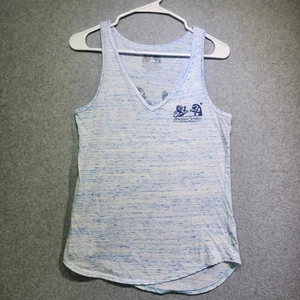 Camiseta sin mangas Firestone Walker Brewing Co para mujer S azul gráfico espalda deportiva camisa de cerveza - Imagen 1 de 7