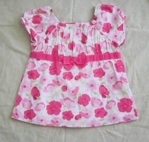 Gymboree blouse, multi-color, size 8, short sleeve, cotton - Picture 1 of 3