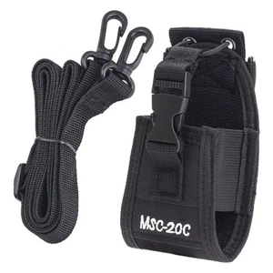 Support de sac en nylon multifonction avec sangle pour UV5R HT750 GP328 + - Zdjęcie 1 z 7
