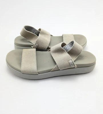 Sandalias para mujer Keen Elle con correa trasera plataforma cuña atigrado abedul 1026042 talla 9 Foto 1 de 4