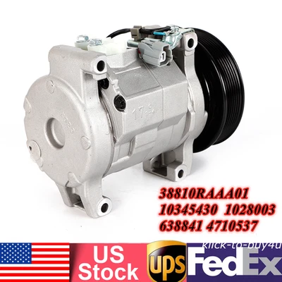 Compresor de aire acondicionado con embrague para Honda Accord 2003-2007 CO 28003C Foto 1 de 4