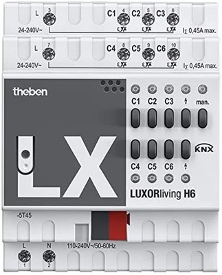 Theben Bussystem-Heizungsaktor Smart Home-System LUXORliving H6 - Bild 1 von 3