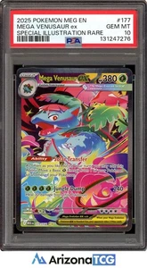 Pokemon 2025 Mega Venusaur ex 177/132 SIR Mega Evoluciones GEMA COMO NUEVA PSA 10 - Imagen 1 de 3