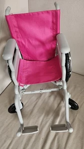 American Girl Rollstuhl rosa im Neuzustand. - Bild 1 von 8