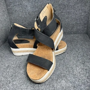 Adrienne Vittadini AV-Capers Sandalen Damen 8M schwarz Riemchen Reißverschluss Absatz Freizeit - Bild 1 von 9