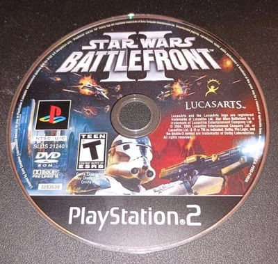 Star Wars: Battlefront II Sony PlayStation 2 PS2 DISC ONLY Untested - Image 1 of 2