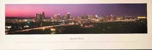 Austin, TX de noche - Impresión panorámica / Póster de Blakeway - Imagen 1 de 1