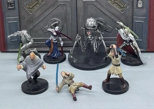 Star Wars Clone Wars Miniatures: OB1, Ventress, Grievous, Octupatarra Droid… - Picture 1 of 4