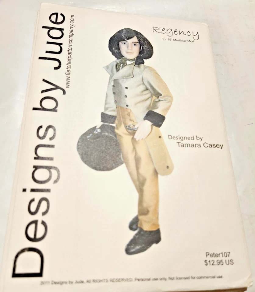 DESIGNS BY JUDE - 2011 - PETER107 - REGENCY - FOR 19" MORTIMER MORT - Image 1 of 1