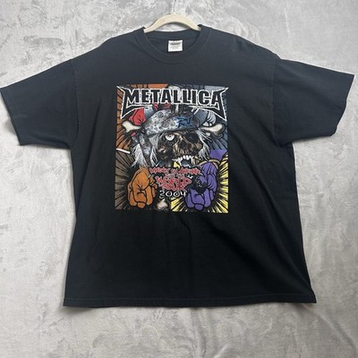 BIG 4 CONCERT TOUR SHIRT METALLICA MEGADETH SLAYER ANTHRAX YANKEE
