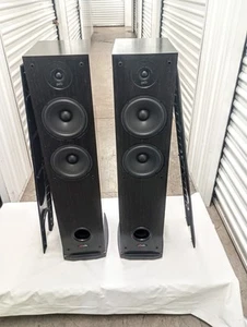 PAIR OF POLK AUDIO R50 TOWER SPEAKERS. - Picture 1 of 10