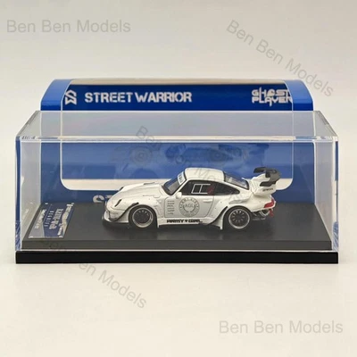 1/64 SW Porsche RWB 993 AGL белый спортивный автомобиль сплава ограниченной коллекции модель автомобиля - Изображение 1 из 4