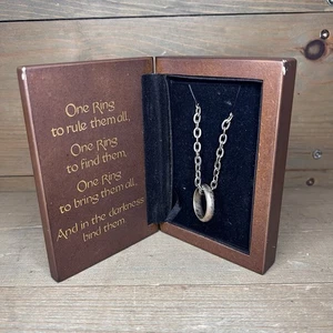 The Noble Collection Herr der Ringe Der Eine Ring Sterling Silber Edition - Bild 1 von 12