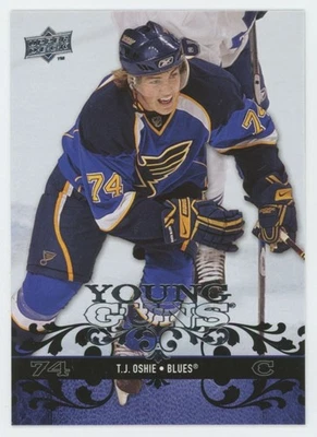 2008-09 UPPER DECK T.J. Oshie YOUNG GUNS RC ROOKIE - Image 1 of 2