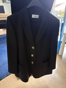 Damenkombi mit Rock, Gr 44 schwarz, Blazer Gr 42/44 sehr gut erhalten. - Bild 1 von 3