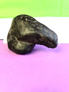 Artifact Paleo effigy highly polished made of heavy dense black hard stone Or. - Picture 1 of 5