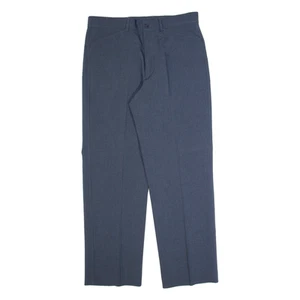 FARAH Mens Trousers Blue Regular Tapered W34 L30 - Picture 1 of 6