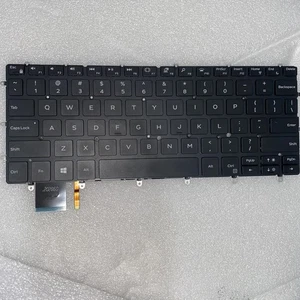 Teclado retroiluminado original Dell XPS 13 9370 9380 7390 negro EE. UU. 3 CM18 03 CM18 Au Kb6 - Imagen 1 de 3