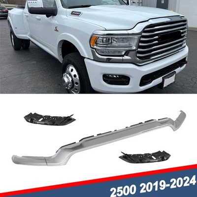 Front Upper Grille Molding Trim Fits For Ram 2500 3500 4500 2019-2024 Chrome New - Image 1 of 4