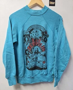 Felpa girocollo vintage anni 70/80 Led Zeppelin M Rock Band Epire Pool Wembley UK - Foto 1 di 5